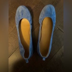 JCrew Suede Ballet Flats - Blue